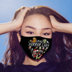 Crazy Horror Lady Funny Halloween Horror Characters Face Mask