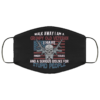 Walk Away I Am a Grumpy Old Veteran I Have Anger Issues Face Mask