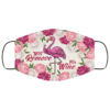 Hippie Camping Bus Van Face Mask