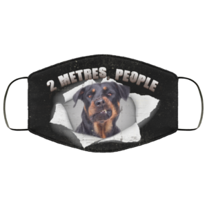 2 Metres People Funny Rottweiler For  Rottweiler Printed Face Mask