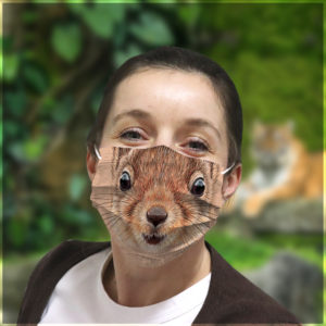 Printable Squirrel Face Mask