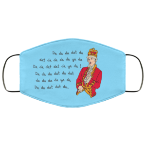 King George Chorus  Funny Hamilton Face Mask