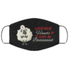 Peace Love Native Blood Vintage Native American Pride Face Mask