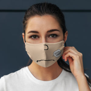 Good Grief Funny Charlie Face Mask