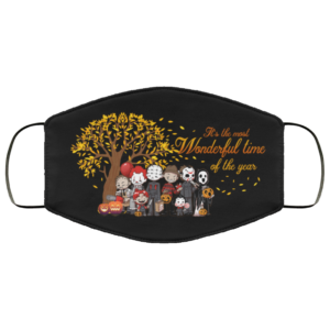 Its The Most Wonderful Of The Year Halloween Friends Horror Movies Creepy Characters Face Mask