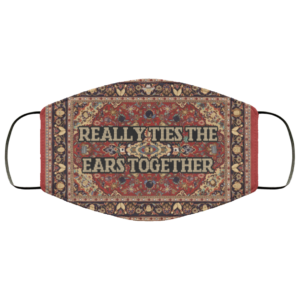 Big Lebowski Really Ties the Ears Together Face Mask