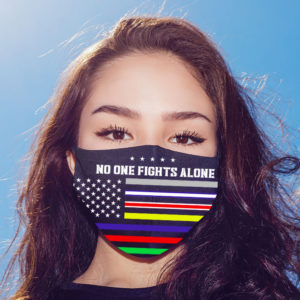 No One Fights Alone Frontline Warrior Face Mask
