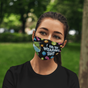 Grinch I Hate Wearing This Funny Face Mask