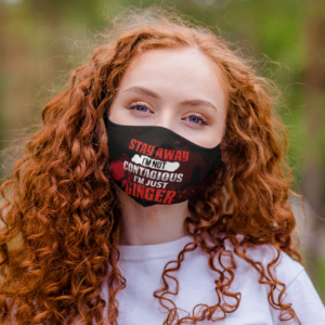 Stay Away Im Not Contagious Im Just Ginger Face Mask
