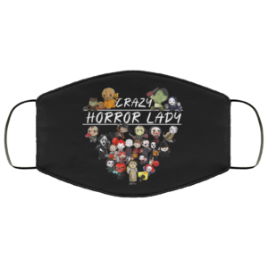 Crazy Horror Lady Funny Halloween Horror Characters Face Mask