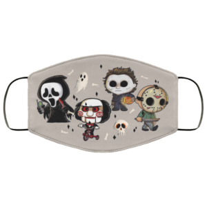 Horror Movies Characters Jigsaw Ghostface Jason Michael Myers Face Mask-Face Mask Cover