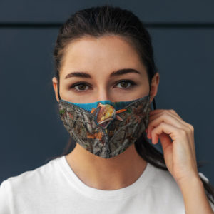 Fishing Zip 3D Face Mask