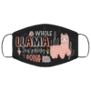 A Whole Llama Learning Going On Face Mask