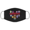 Horror Friends Vintage Face Mask