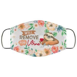 Sloth Will Remove For Wine Face Mask