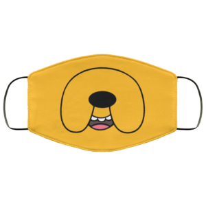 Adventure Time Face Mask  Funny Jake the Dog Printed Face Mask