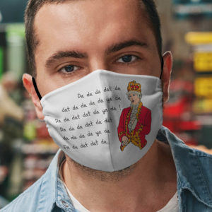 King George Chorus  Funny Hamilton Face Mask