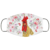 Seamless Floral Face Mask  Flower Chicken Face Mask