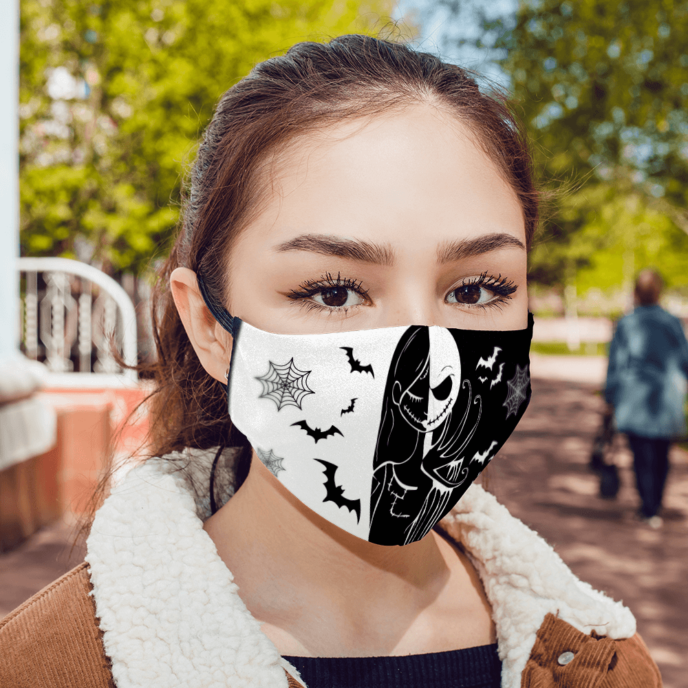 Nightmare Before Christmas Jack Skellington Sally Face Mask