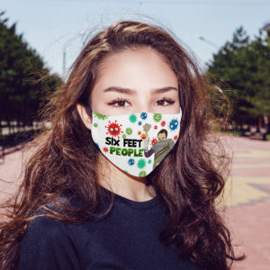 The Bigbang Theory Sheldon Six Feet People And The Flu Face Mask