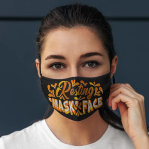 Resting Mask Face Sarcastic Novelty Mask Face Mask