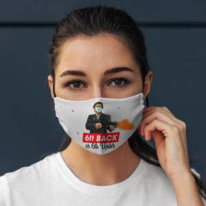 6ft Back Or 6Ft Under Washable Reusable Custom  Scarface Printed Face Mask