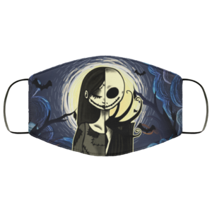 Jack Skellington And Sally Funny Halloween Face Mask
