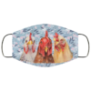 Black Cat Six Feet People Face Mask