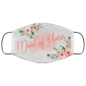Maid Of Honor Floral Mask Face Mask