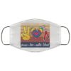 Peace Love Native Blood Vintage Native American Pride Face Mask
