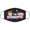 A Womans Place Is in the Resistance Leia Face Mask
