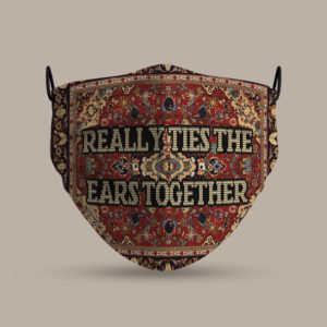 Big Lebowski Really Ties the Ears Together Face Mask