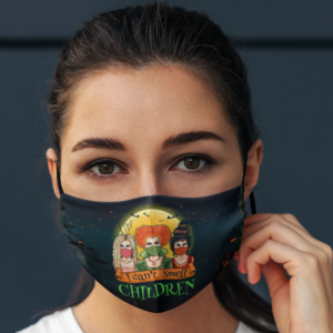 I Cant Smell Children Funny Sanderson Sister Hocus Pocus Face Mask