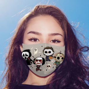 Horror Movies Characters Jigsaw Ghostface Jason Michael Myers Face Mask-Face Mask Cover