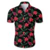 Atlanta falcons tropical flower Hawaiian Beach Shirt