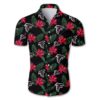 Baltimore ravens tropical flower Hawaiian Beach Shirt