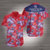 Baltimore ravens tropical flower Hawaiian Beach Shirt