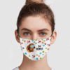 Husband Dad Cornhole Legend Face Mask