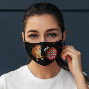 Cheems Virums Bonk Dog Hitting Virus Face Mask