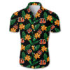 Cleveland browns tropical flower Hawaiian Beach Shirt