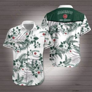 Jameson irish whiskey Hawaiian Beach Shirt