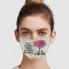 Back The Blue Police Kneeling American Flag Face Mask