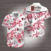 Kansas city chiefs tropical flower Hawaiian Beach Shirt
