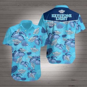 Keystone light Hawaiian Beach Shirt