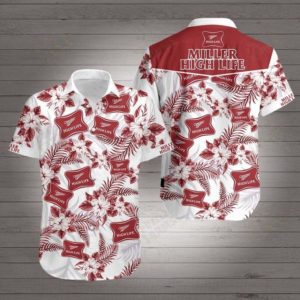 Miller high life Hawaiian Beach Shirt Miller high life Hawaiian Beach Shirt