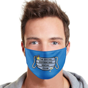 The Social Distancing Social Club Cloth Face Mask Reusable