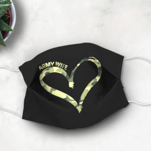 Army Wife Camouflage Face Mask Army Wife Face Mask