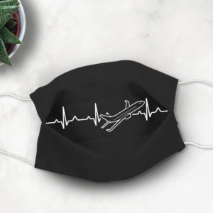 Airplane Face Masks Fathers Day Gift Pilot Dad Gift Airplane Dad Face Mask