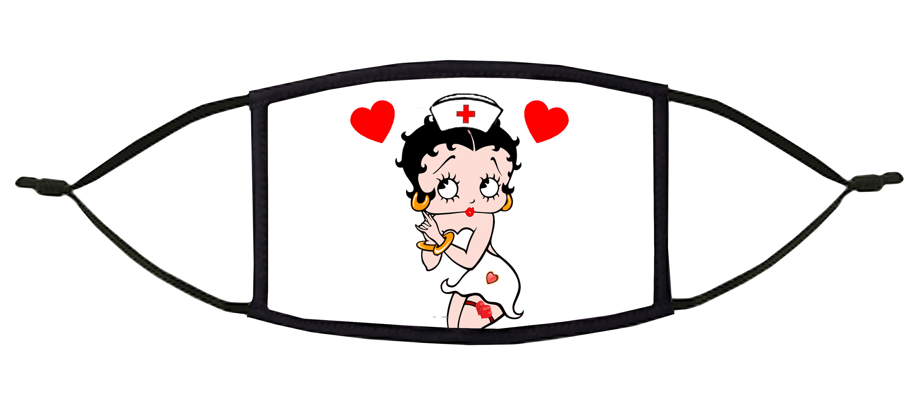 Nurse Betty Boop Love Face Mask Nurse Betty Boop Love Face Mask