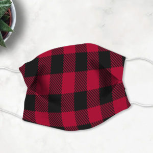 Buffalo Plaid Print Lumberjack Face Mask